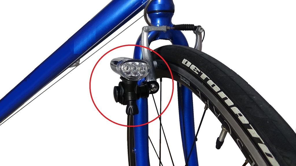 新商品 Bike N Roll Vブレーキ取付ライトホルダー 快適自転車用品創造館 ユニコ